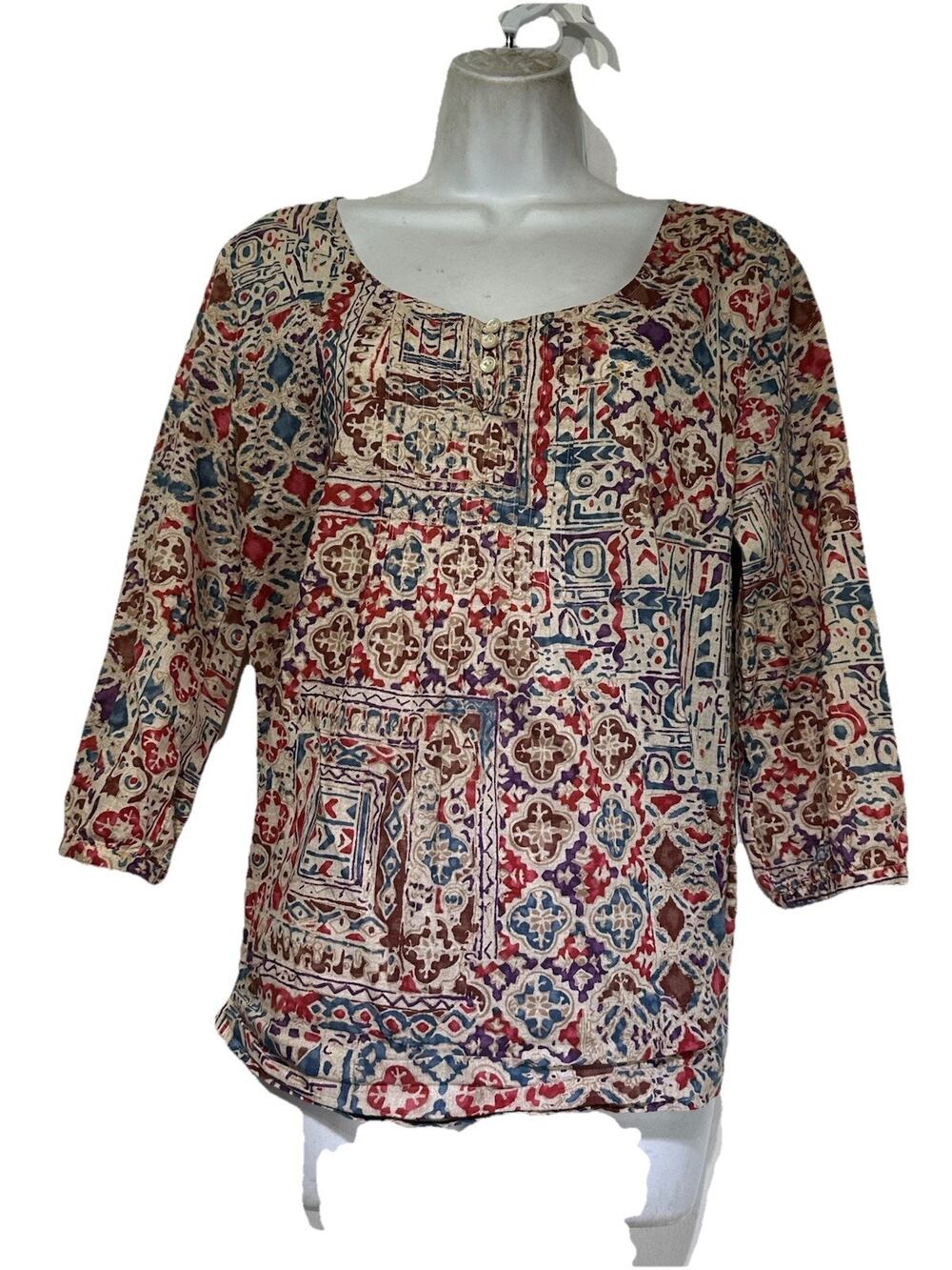 lauren jeans company Size XS long sleeve henley blouse